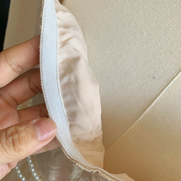Princess Tulle Satin Dress Pearl Waist Champagne S M - Picture 7 of 7